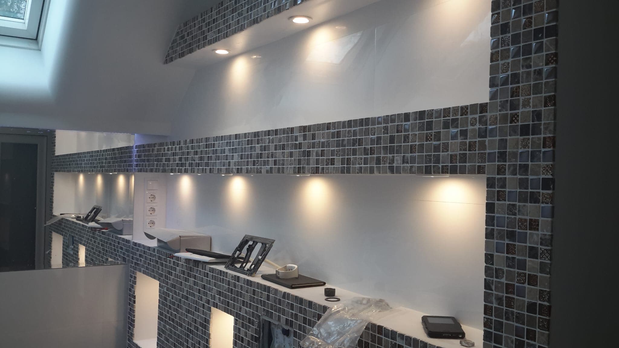 Mozaika & osvětlení